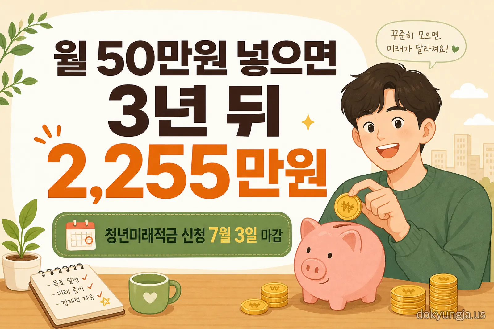 청년미래적금 신청 7월 3일 마감, 조건·기여금·갈아타기 총정리 — 대표 이미지